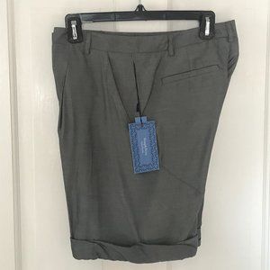 NWT Vera Wang - Womens Gray Dress Bermuda Shorts Size 6